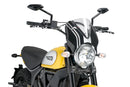 DUCATI SCRAMBLER 800 ICON DARK [2025] – RetroVision Windshield Visor – Black-27