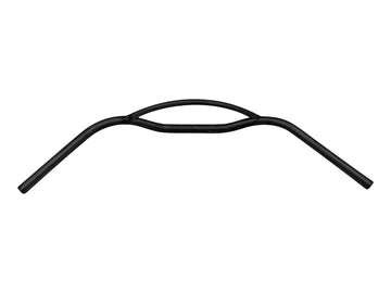 Motorcycle driver Ø 25 - handlebar with rounded strut 880 mm wide, black