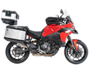 DUCATI Multistrada V2 [2025-2026] - Portapacchi Set Cutout nero incl. Set di borse laterali Xplorer Cutout argento