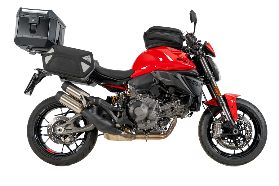 Ducati Monster 890 / + [2026] - Smartrack-Set mit Xcore Topcase schwarz