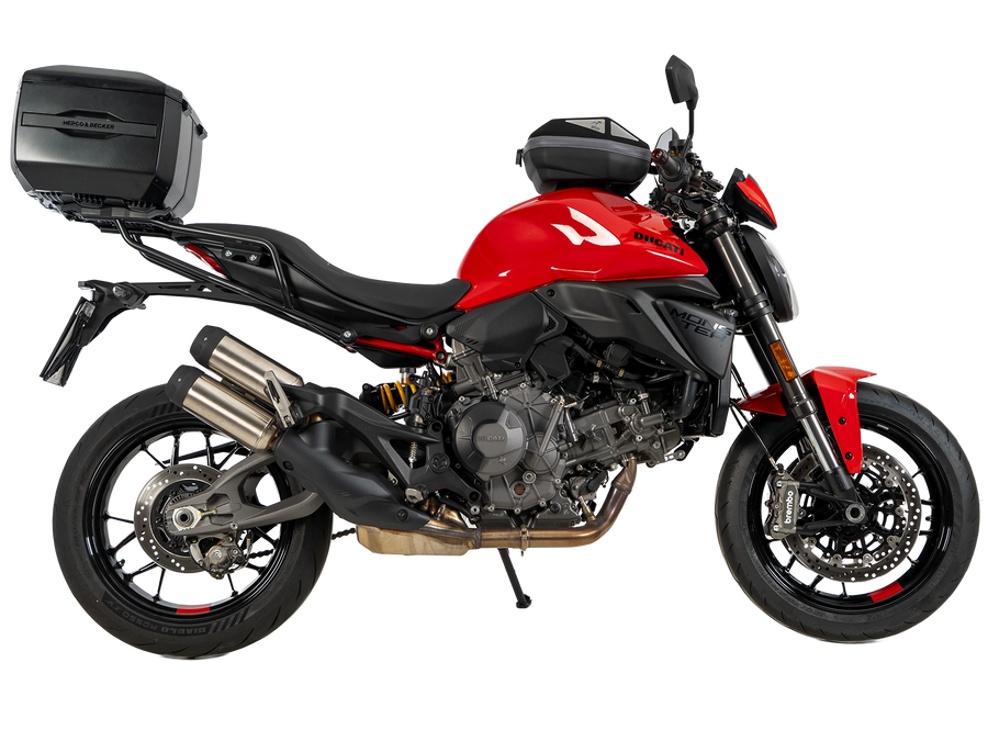 Ducati Monster 890 / + [2026] - Smartrack-Set mit Xcore Topcase schwarz