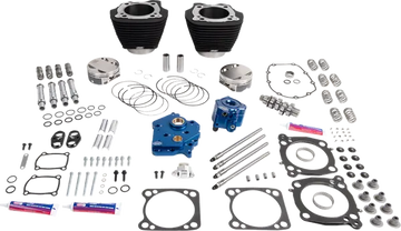 Harley-Davidson FXLRST 1923 Softail Low Rider ST 117 H.O. [2026] - 132" Power Package Motorleistungs-Kit – Oberfläche: Schwarz, Nicht hervorgehobene Kühlrippen – Bild 2