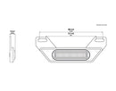 honda africa twin 750 [DENALI] – B6 LED Bremslicht-Kit mit Kennzeichenhalter-4