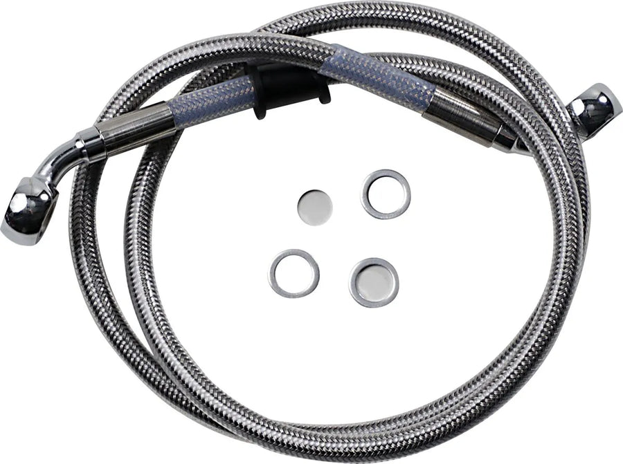 harley davidson softail street bob fxbb [DRAG SPECIALTIES] – Edelstahl Bremsleitungs-Kit
