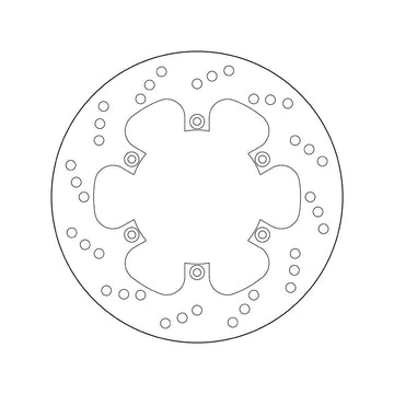 Bmw F 650 Gs Dakar [BREMBO] - Serie Oro disco freno tondo rigido - 0