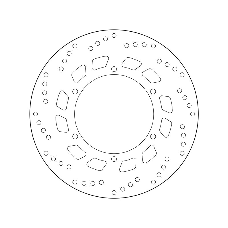 Yamaha Xv 125 [BREMBO] - Serie Oro rund starr Bremsscheibe