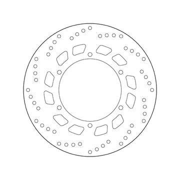 Yamaha Xv 750 Virago [BREMBO] - Serie Oro rund starr Bremsscheibe