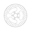 Harley Davidson Fxsts [BREMBO] - Serie Oro rund starr Bremsscheibe-2