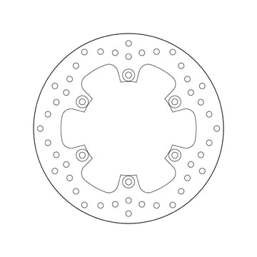 Yamaha Fz 6 [BREMBO] - Serie Oro rund starr Bremsscheibe