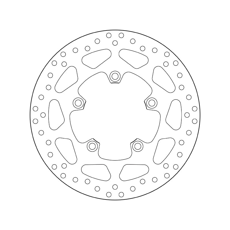 Triumph Tiger Explorer Xr [BREMBO] - Disco freno tondo rigido serie Oro