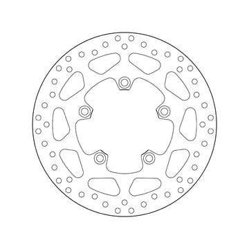 Triumph Tiger Explorer 1200 [BREMBO] - Disco freno rigido tondo Serie Oro