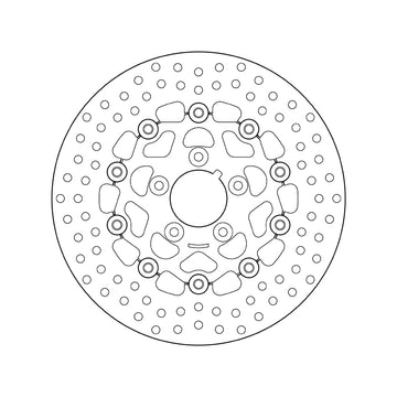 Harley Davidson Flstc [BREMBO] - Serie Oro rund schwimmend Bremsscheibe - 0