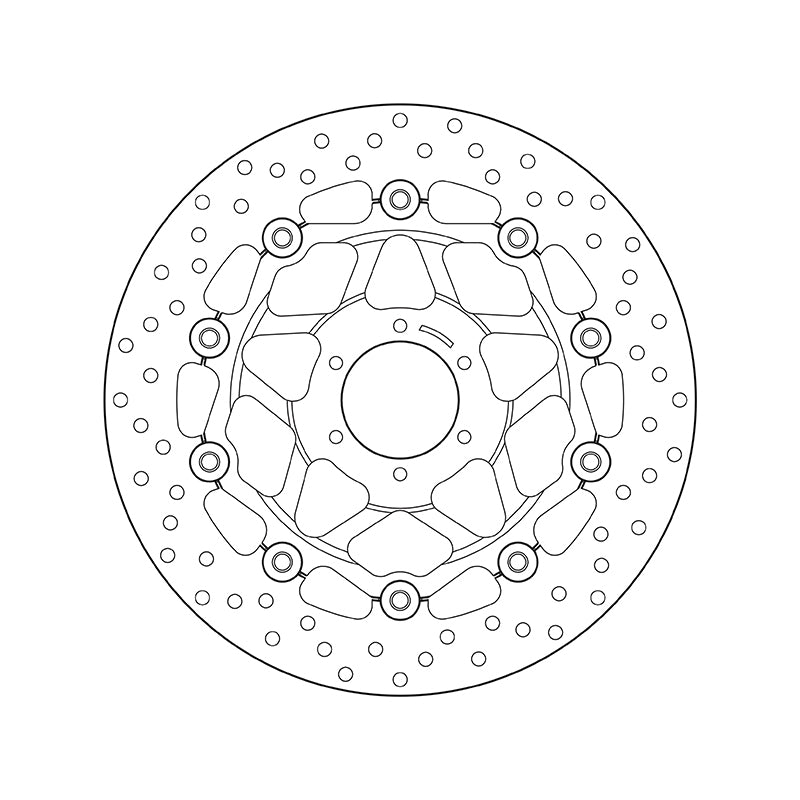 Honda Hornet 600 [BREMBO] - Disco freno flottante tondo Serie Oro