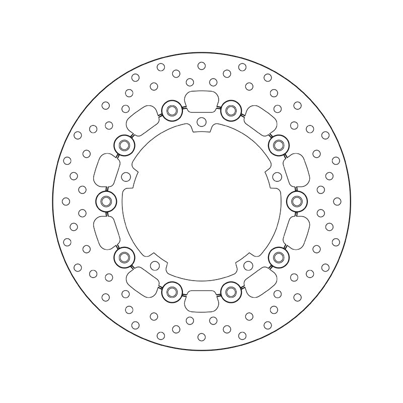 Yamaha Tracer 700 [BREMBO] - Disco freno flottante tondo Serie Oro