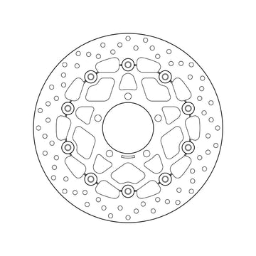 Kawasaki Kle 650 [BREMBO] - Disco freno flottante tondo Serie Oro
