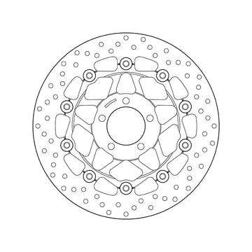 Kawasaki Zephyr 750 [BREMBO] - Disco freno flottante tondo Serie Oro