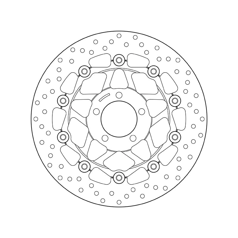 Kawasaki Z 200 [BREMBO] - Series Oro round floating brake disc