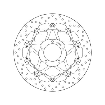 Ducati 749 [BREMBO] - Disco freno flottante tondo Serie Oro - 0