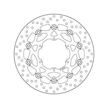 Bmw F 800 Gs Adventure [BREMBO] - Disco freno flottante tondo Serie Oro - 0