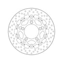 Kymco Ak 550 [BREMBO] - Serie Oro rund schwimmend Bremsscheibe