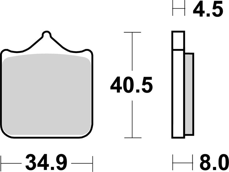 Ktm 990 Duke R [BREMBO] - Street sintered metal brake pads - 07BB33SA