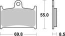 Suzuki Gsx-R [BREMBO] - Competition Carbon Keramik Bremsbeläge - 07SU14RC