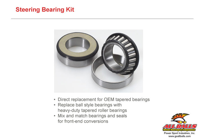 Triumph Street Triple [ALL BALLS] - Kit Lenkkopflager für: APRILIA RS250,