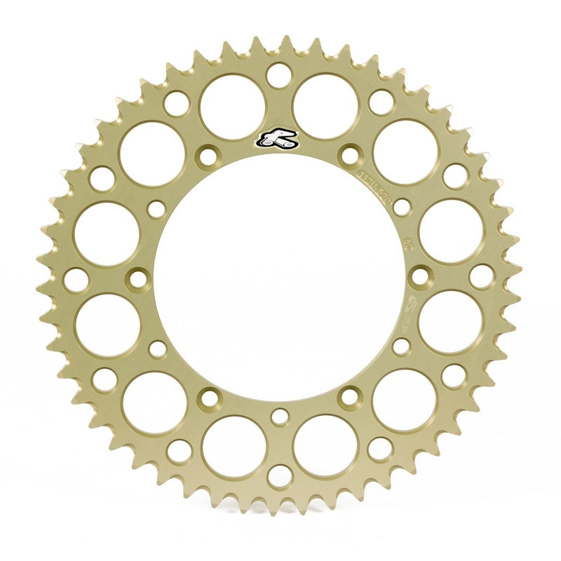 Ktm Exc 520 [RENTHAL] - Sprocket aluminum ultralight self-cleaning hard anodized - 520
