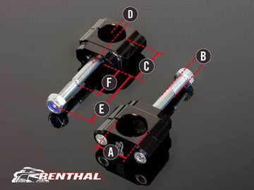 Yamaha Yz 450 [RENTHAL] - Morsetti Fatbar/Twinwall Ø28,6mm
