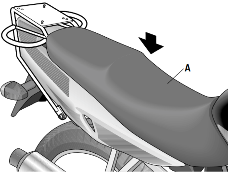 Suzuki Gs 500 [SHAD] - Kit di montaggio Top Master - Suzuki