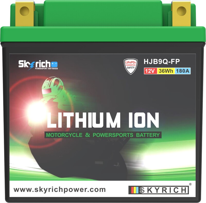 Cagiva Mito 125 Evo 8P [SKYRICH] - Batteria agli ioni di litio - LIB9