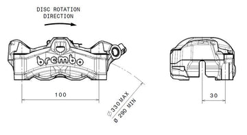 Honda Cb 1000 [BREMBO] - Pinza freno Stylema anteriore sinistra naturale - 0