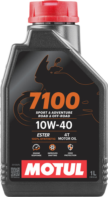 Olio motore 10w40 4t sintetico per motociclette 1L [Motul]