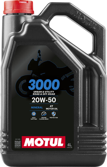Motors Oil 20W50 4T 4L per motociclette [Motul]
