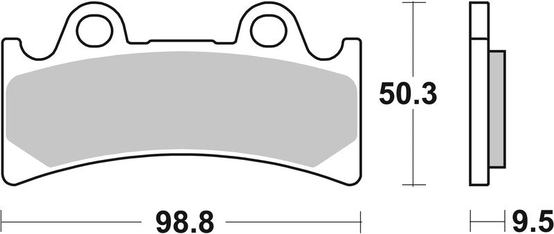 Yamaha Yzf 750 [BREMBO] - Bremsbeläge TYP 07YA32 SR Sinter - Sport