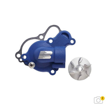 Yamaha Yz 450 [BOYESEN] - Coperchio pompa acqua + kit girante SuperCool - Blu