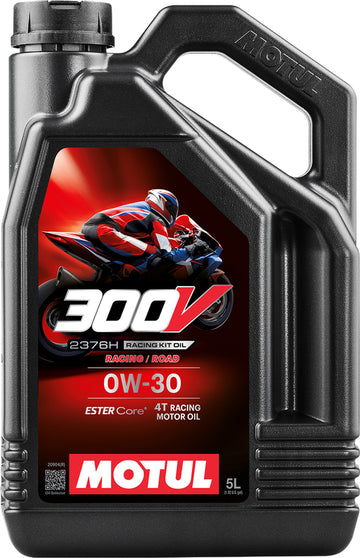 Kit da corsa di fabbrica da 300 V Oil 0w-30 4T [Motul]