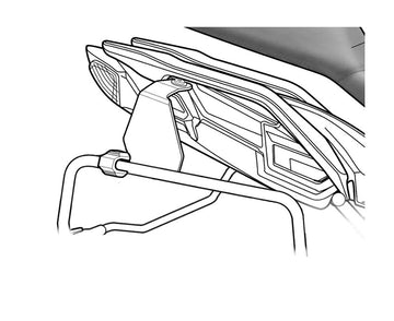 Kawasaki Versys 650 [SHAD] - Kit di montaggio 4P