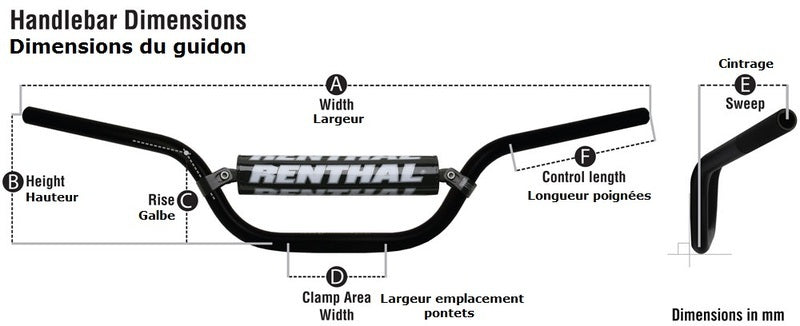 Honda Xl 1000 V Varadero Abs [RENTHAL] - MX/Enduro 7/8" 971 RC Handlebar