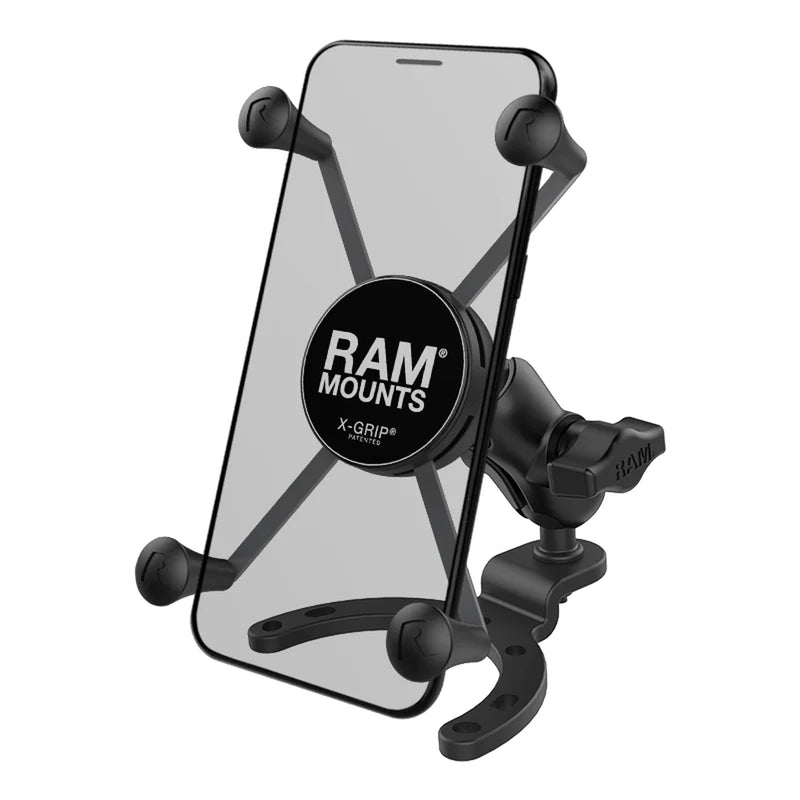Bmw K 1200 Rs Typ 589 [RAM] - MOUNTS X-Grip® Kurzarm-Telefonhalterung mit großem Tankfuß - große Telefone