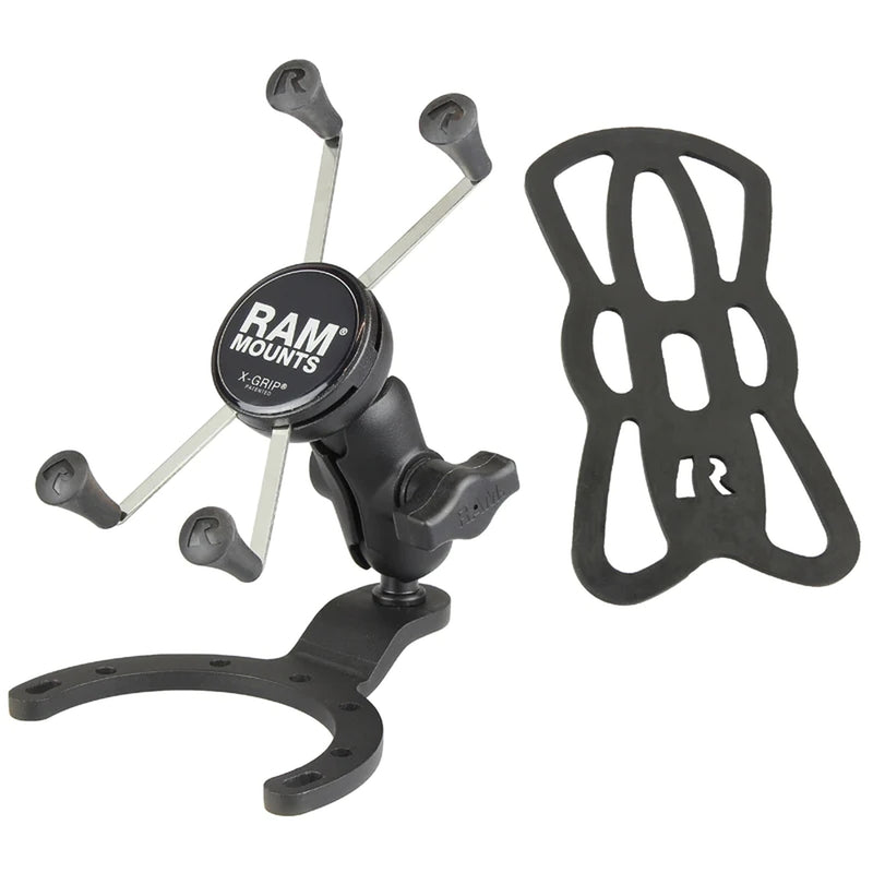 Bmw K 1200 Rs Typ 589 [RAM] - MOUNTS X-Grip® Kurzarm-Telefonhalterung mit großem Tankfuß - große Telefone
