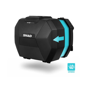 Honda Forza 750 [SHAD] - SH38X Carbon Expandierbare Seitenkoffer Set - 0