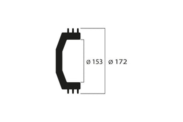 Kawasaki J 300 [MALOSSI] - Campana frizione Maxi Wing ø 153 mm