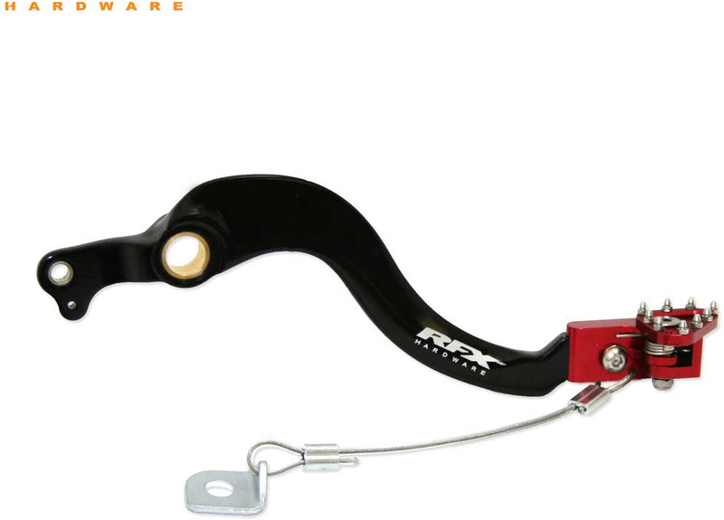 Honda Crf 300 [RFX] - Pedale freno posteriore Pro Flexi-Tip - Nero/Rosso