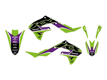 Kawasaki Kx 250 [BLACKBIRD] - Kit decorativo Dream Graphic 5