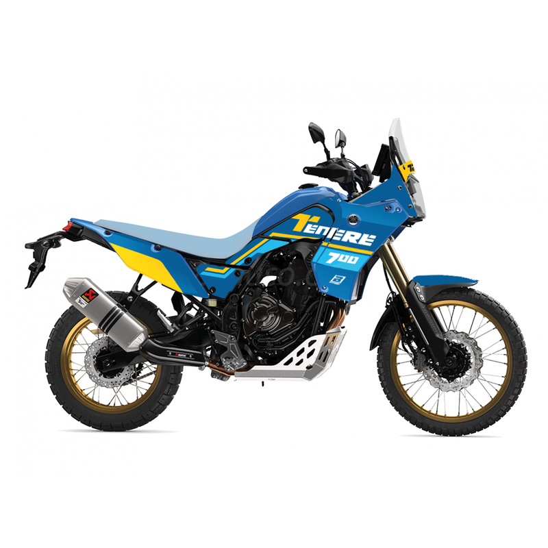 Yamaha Tenere 700 [BLACKBIRD] - Kit grafiche Rally Ride - Blu