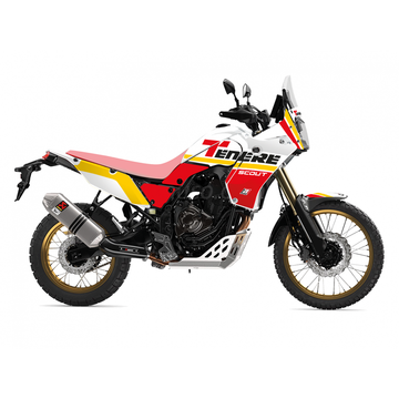 Yamaha Tenere 700 World Raid [BLACKBIRD] - Rally Ride Grafik-Kit – Rot