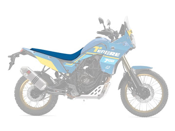 Yamaha Ténéré 700 Rally [BLACKBIRD] - Rally Ride Sitzbezug – Schwarz/Blau