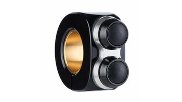 Pulsanti motociclisti Mo.Switch Basic, 2 bottone nero/argento [motoGadget]