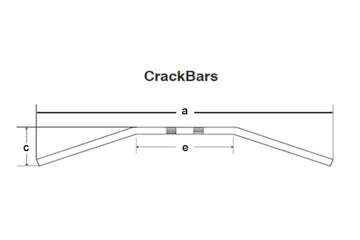 Harley Davidson Fxsb [FEHLING] - Crack Bar, 850 mm Nero - 0